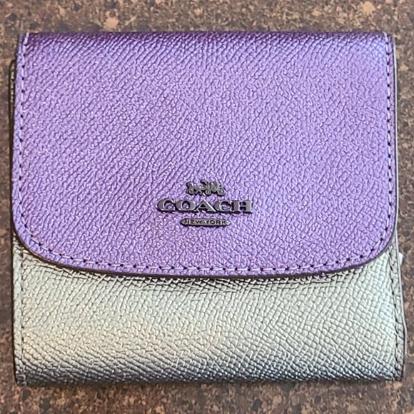 COACH Metallic Small Wristlet